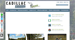 Desktop Screenshot of cadillacmichigan.com